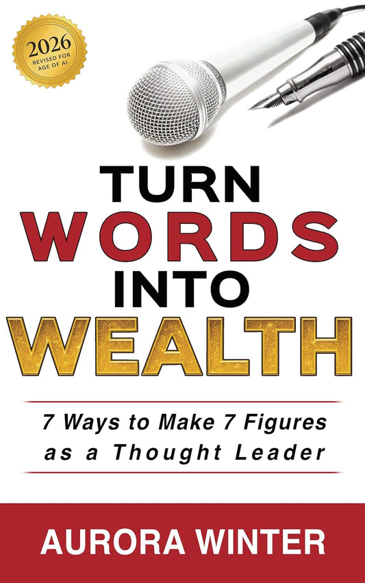Turn Words Into Wealth Hardcover (FREE pay only S&H)