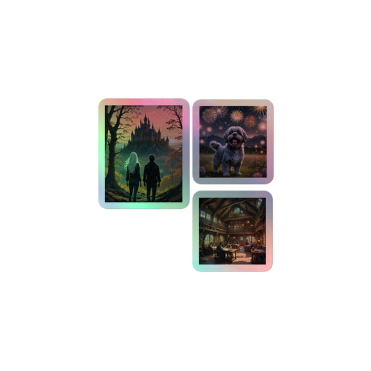 A Thrilling Quest Holographic Stickers